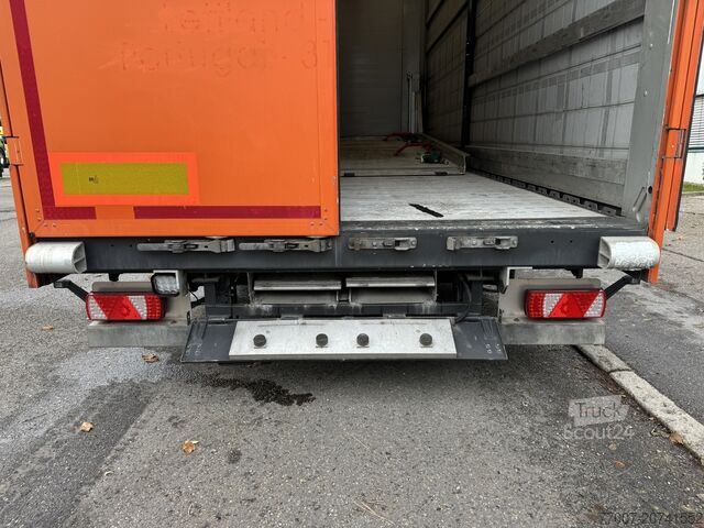 Car transporter truck with trailer, double-deck Mercedes-Benz Atego 1530 LL + Anhänger Doppelstock LBW