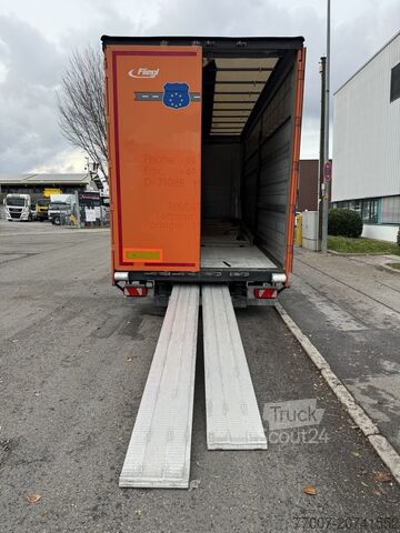 Camion porte-voitures avec remorque, double étage Mercedes-Benz Atego 1530 LL + Anhänger Doppelstock LBW