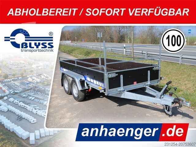 Przyczepa samochodowa BLYSS B2030HTD PKW Anhänger 308x150x37cm 2000kgGG