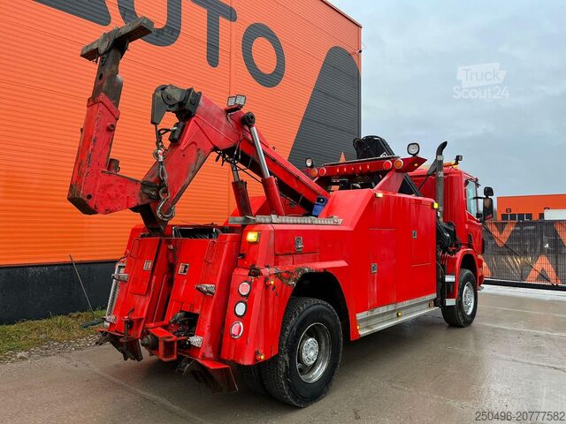Véhicule de dépannage Scania P 114 4x4 BRO WRECKER / 2x WINCH 10 + 30 ton / ...