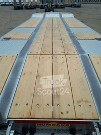 Nizki nakladalnik Humbaur Humbaur 3-Achser Tieflader Parabelfederung, 12-24V-LED+Zink+Warnp.
