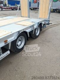 Nizki nakladalnik Humbaur Humbaur 3-Achser Tieflader Parabelfederung, 12-24V-LED+Zink+Warnp.