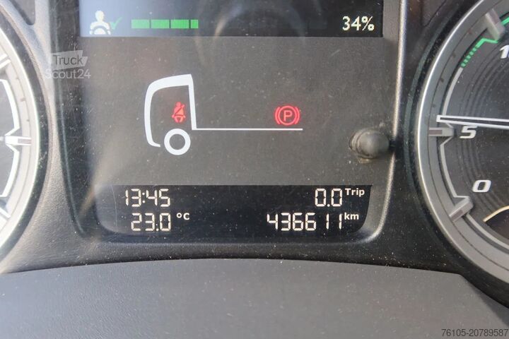 βαλίτσα DAF CF 410 Bak+Klep Dhollandia 2.000 kg Slaapcabine