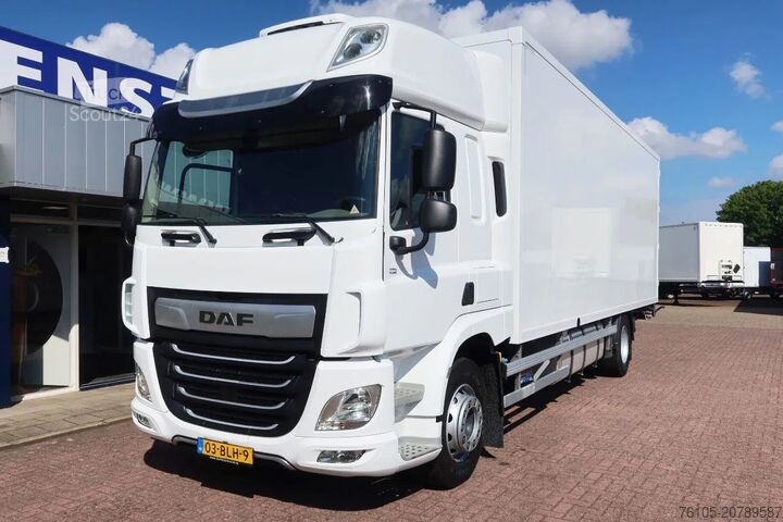 βαλίτσα DAF CF 410 Bak+Klep Dhollandia 2.000 kg Slaapcabine