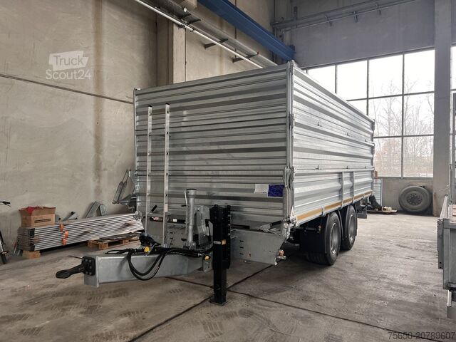 Pašizgāzēja piekabe Möslein TTD 19 AB 19 t Tandem Kipper Tieflader2 x Aufsatzbordwänden-- Neufahrzeug --