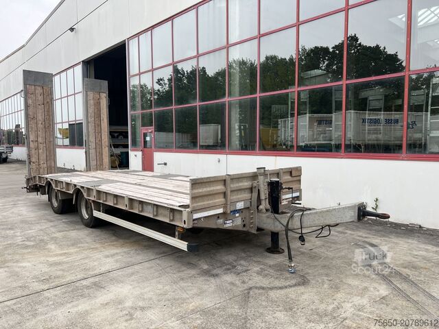 Prikolica z nizko platformo Humbaur HBTZ  21 t Tandemtieflader
