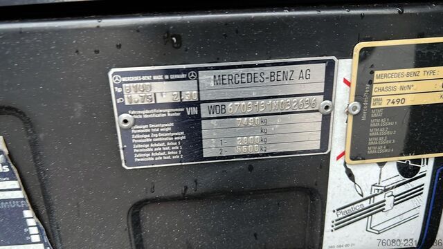  Mercedes-Benz Vario 814 (LAMES / STEEL SUSP. / BELGIAN TRUCK ...