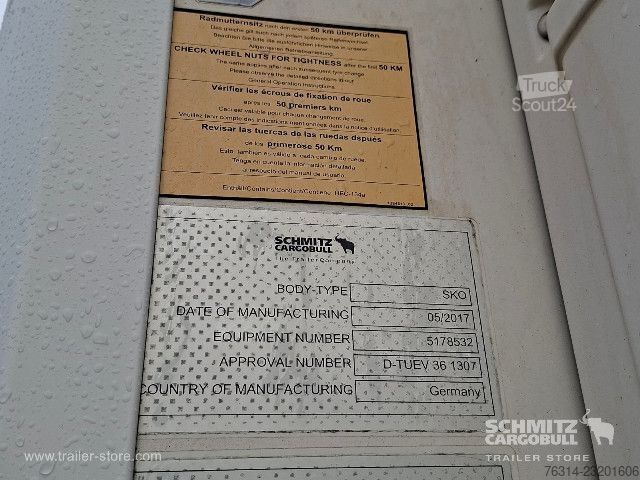 شبه مقطورة مبردة Schmitz Cargobull Tiefkühler Standard Doppelstock Trennwand
