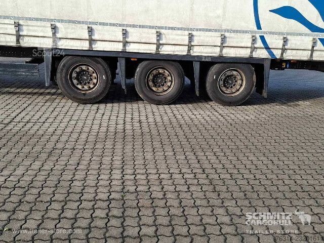 مقطورة نصفية مفتوحة مع قماش مشمع Schmitz Cargobull Curtainsider Mega Getränke