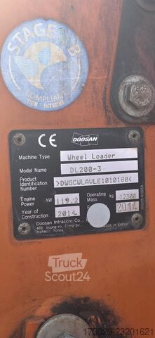 φορτωτής DOOSAN DL200-3 mit Waage