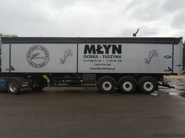 Tippsemitrailer Stas STAS 60m3 / 2019–2021 / ALU / Szyber Zbo