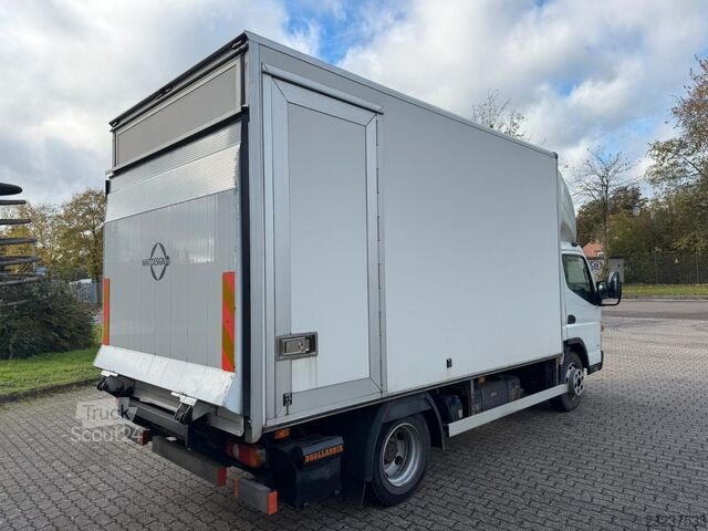 Autocamion cu caroserie tip cutie FUSO Canter 7C18 Koffer mit Ladebordwand Kamera*Klima