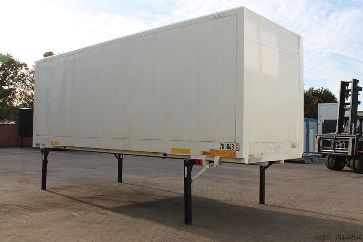 Cambio de carrocería por carrocería de caja Krone 7,82 BDF Jumbo Glattwandwechselbrücke