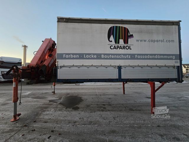 Swap chassis trailer WECON AWD 218 * 2X VORHANDEN * ATLAS KRAN * REMOTE