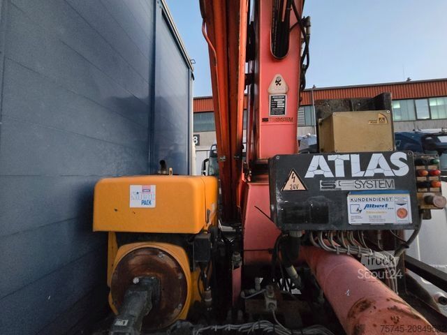 Swap chassis trailer WECON AWD 218 * 2X VORHANDEN * ATLAS KRAN * REMOTE