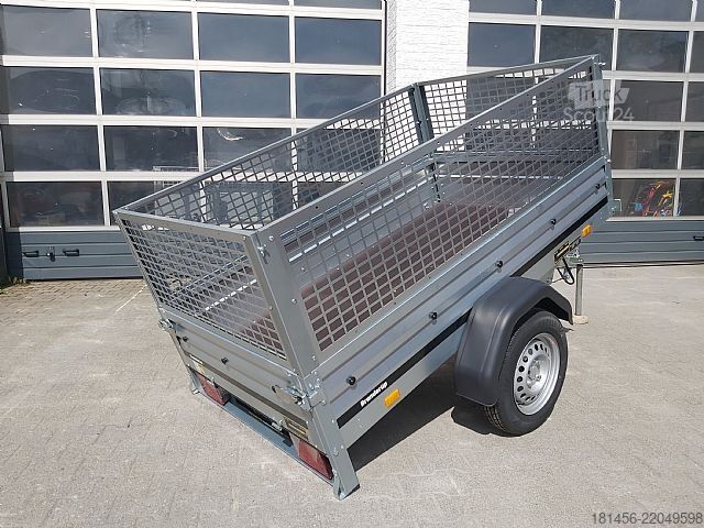 Remolque de turismos Brenderup 1205 mit Greenkeeper Aufsatz 750kg ankippbar Neu und verfügbar
