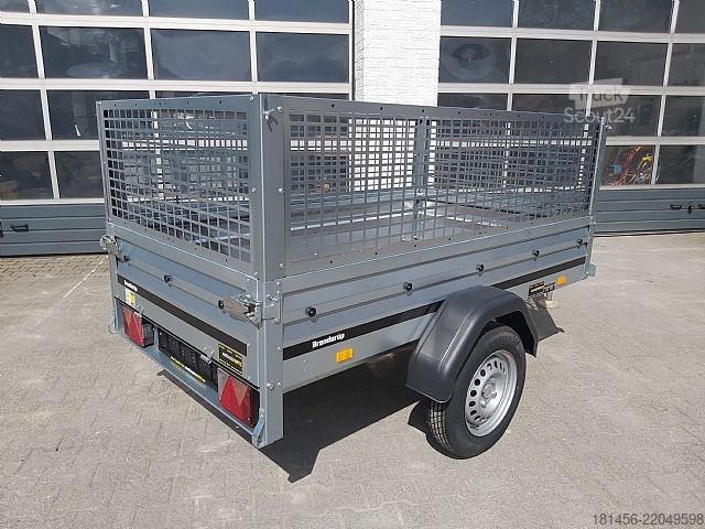 Remolque de turismos Brenderup 1205 mit Greenkeeper Aufsatz 750kg ankippbar Neu und verfügbar