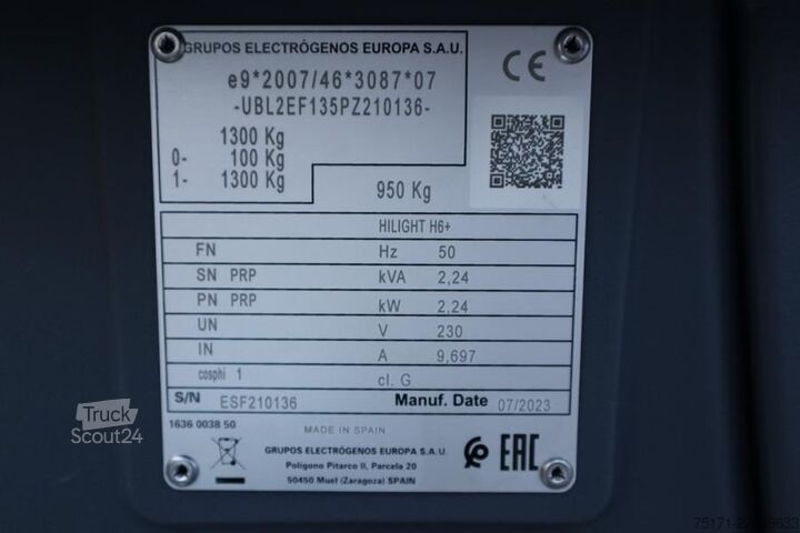 Светлинна кула Atlas Copco Hilight H6+ Valid inspection, Max Boom Height 8m,