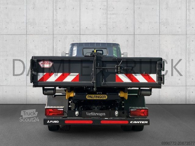 Camion benne à bras amovible FUSO Mitsubishi eCanter 9C18 M-Bat Abroller Klima