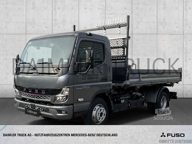 Fourgon benne basculante FUSO Mitsubishi eCanter 7C18 M-Bat4x2 Meiller Kipper