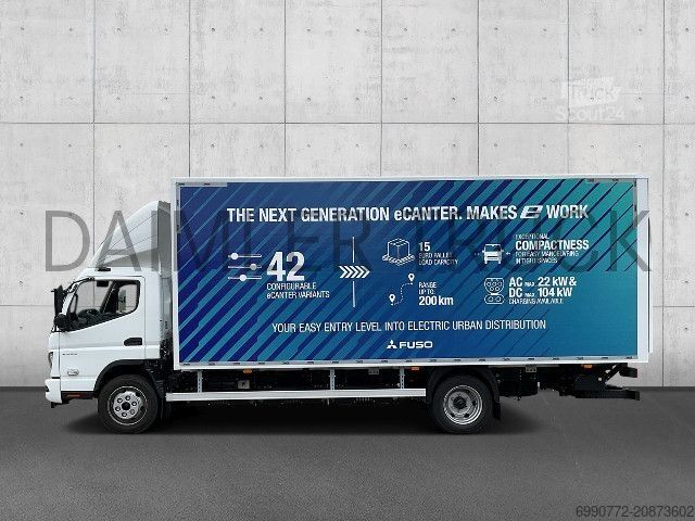 Box truck FUSO Mitsubishi eCanter 9C18 L-Bat4x2 Koffer LBW