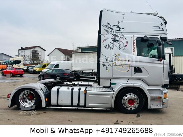 Standard tractor unit SCANIA R520 V8 Topline LL Low *Retarder/Hubsattel/ACC