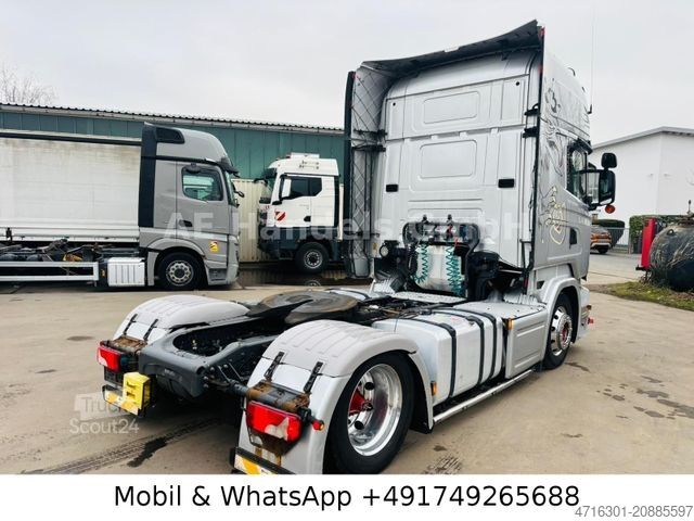 Standard tractor unit SCANIA R520 V8 Topline LL Low *Retarder/Hubsattel/ACC