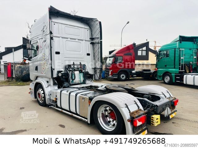 Standard tractor unit SCANIA R520 V8 Topline LL Low *Retarder/Hubsattel/ACC