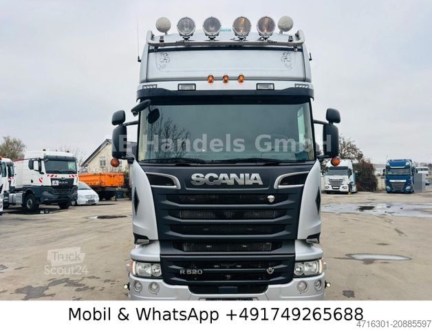 Standard tractor unit SCANIA R520 V8 Topline LL Low *Retarder/Hubsattel/ACC