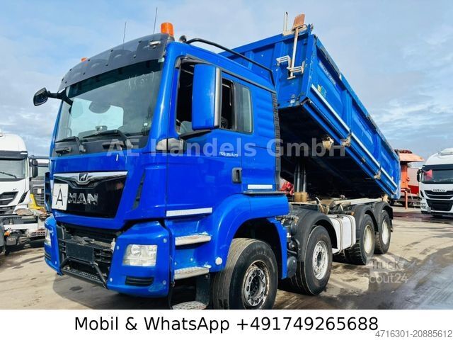 Three-sided tipper truck MAN TGS 35.420 L BB 8x4 Meiller *13m³/Bordmatik/AP