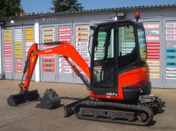 Mini bager Kubota U27-4 * 2x Löffel * vgl KX