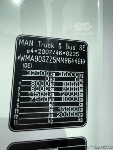Camion-grue MAN TGS 35.470 TGS 35.470 8X2-6 BL Oprijwagen + HIA...