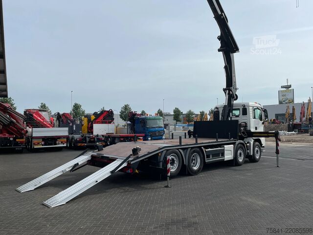Camion-grue MAN TGS 35.470 TGS 35.470 8X2-6 BL Oprijwagen + HIA...