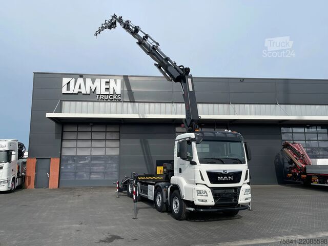 Автокран MAN TGS 35.470 TGS 35.470 8X2-6 BL Oprijwagen + HIA...