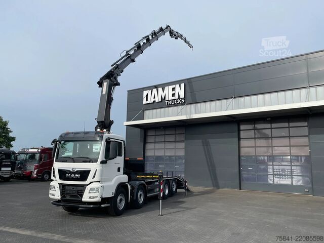 Автокран MAN TGS 35.470 TGS 35.470 8X2-6 BL Oprijwagen + HIA...