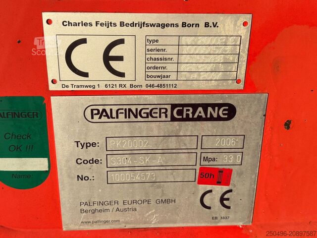 Otwarty korpus Scania P 380 8x4*4 PK 20002 / CHASSIS L=5787 mm