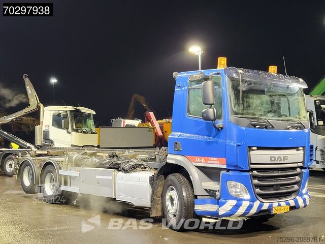 DAF CF 440 6X2 camion NL 28 tonnes Transcom TRC-28S essieu relevable Automatique ACC Euro 6 DAF CF 440 6X2 NL-Truck 28tons Transcom TRC-28S Lif...