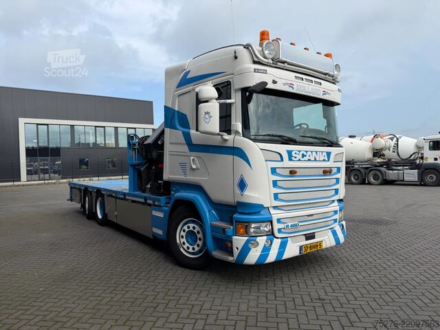 Kranbil Scania R450 6x2 HMF 5020-K7+2 ,Winch Euro 6