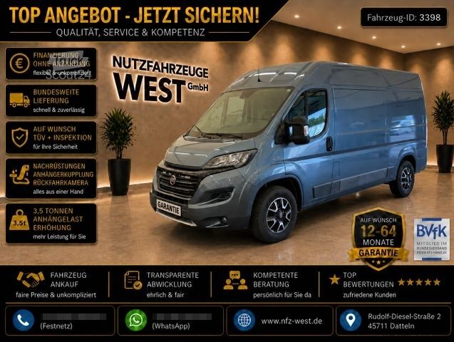 Højt tag varevogn FIAT Ducato 2,3 JTD*Hoch+Lang*Automatik*Garantie*