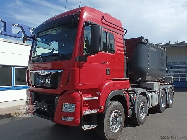 Basculantă MAN TGS 35:480 8x4BL MEILLER ISO-Teerbirne RETARDER