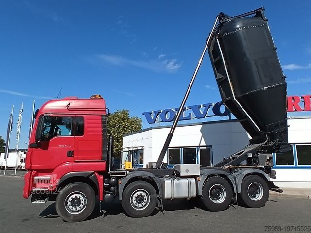 Basculantă MAN TGS 35:480 8x4BL MEILLER ISO-Teerbirne RETARDER