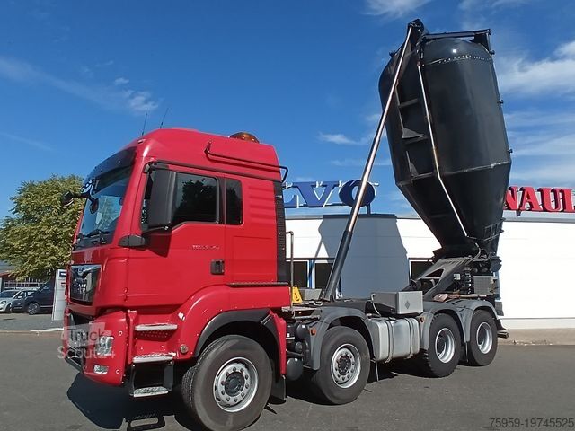 Basculantă MAN TGS 35:480 8x4BL MEILLER ISO-Teerbirne RETARDER
