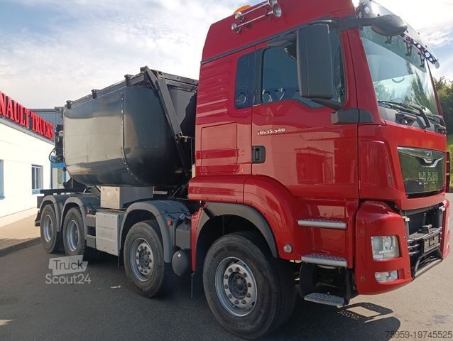 Basculantă MAN TGS 35:480 8x4BL MEILLER ISO-Teerbirne RETARDER