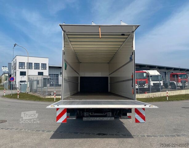 Vrachtwagen met bakwagen MAN TGM 15.290 BL/Koffer/3Sitzer/NL8,0 To/LBW/17 tkm