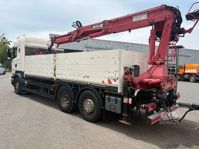 Grúa montada en camión SCANIA R 450 6x2/2 Baustoff Kran MKG 171 a2 Euro 6