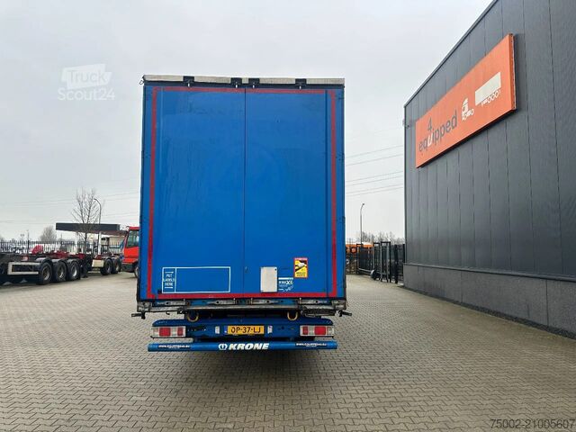 Bâches coulissantes Krone alu sideboards / liftaxle / BPW / NL-trailer