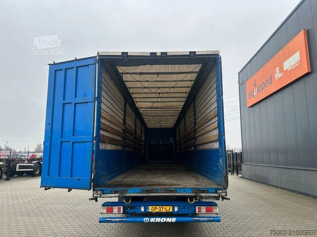 Bâches coulissantes Krone alu sideboards / liftaxle / BPW / NL-trailer