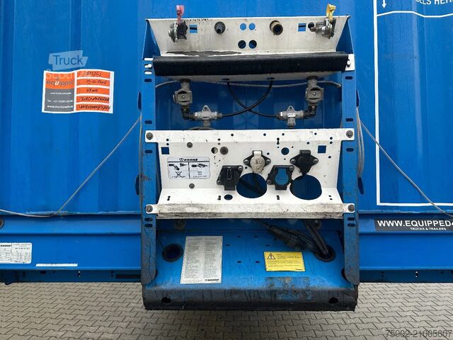 Bâches coulissantes Krone alu sideboards / liftaxle / BPW / NL-trailer