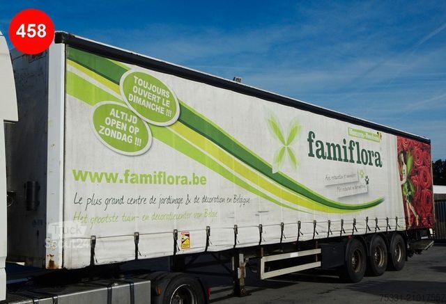 Auflieger mit Pritsche & Plane RENDERS CURTAIN SLIDER