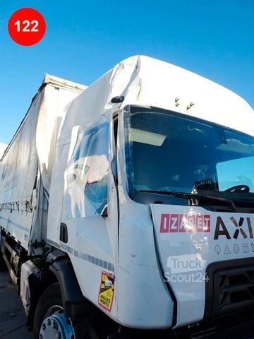 Camion plateau avec bâche RENAULT D 26 WIDE SLEEPER CAB GLOBAL CAB